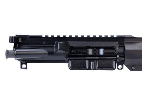 AM-15 Utility Complete Carbine Upper Receiver has a dust cover and forward assist